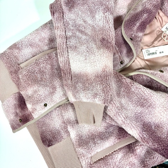 Heartloom Nyx Jacket Size Small Medium Lilac Sherpa Wool Blend NWT - Picture 12 of 17